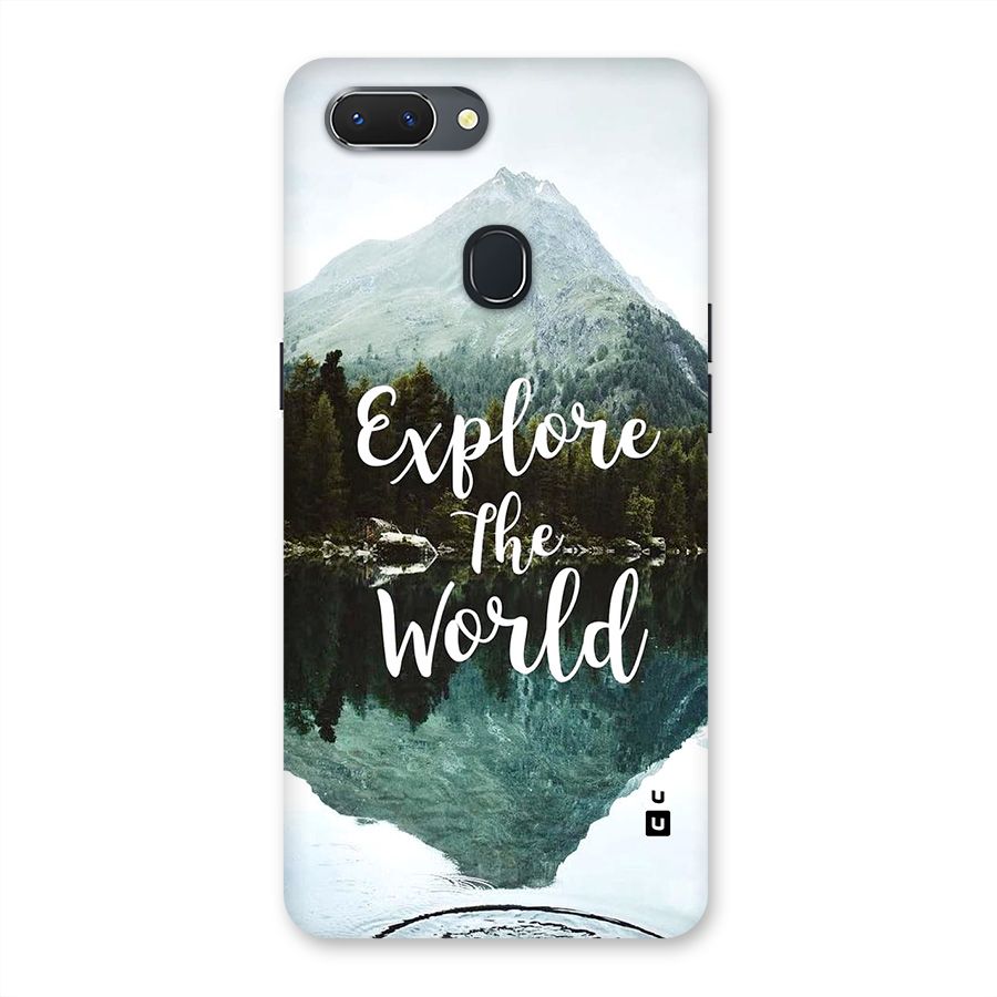 Explore The World Back Case for Realme 2
