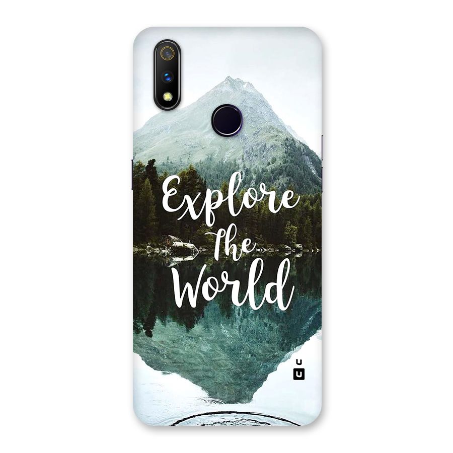 Explore The World Back Case for Realme 3 Pro