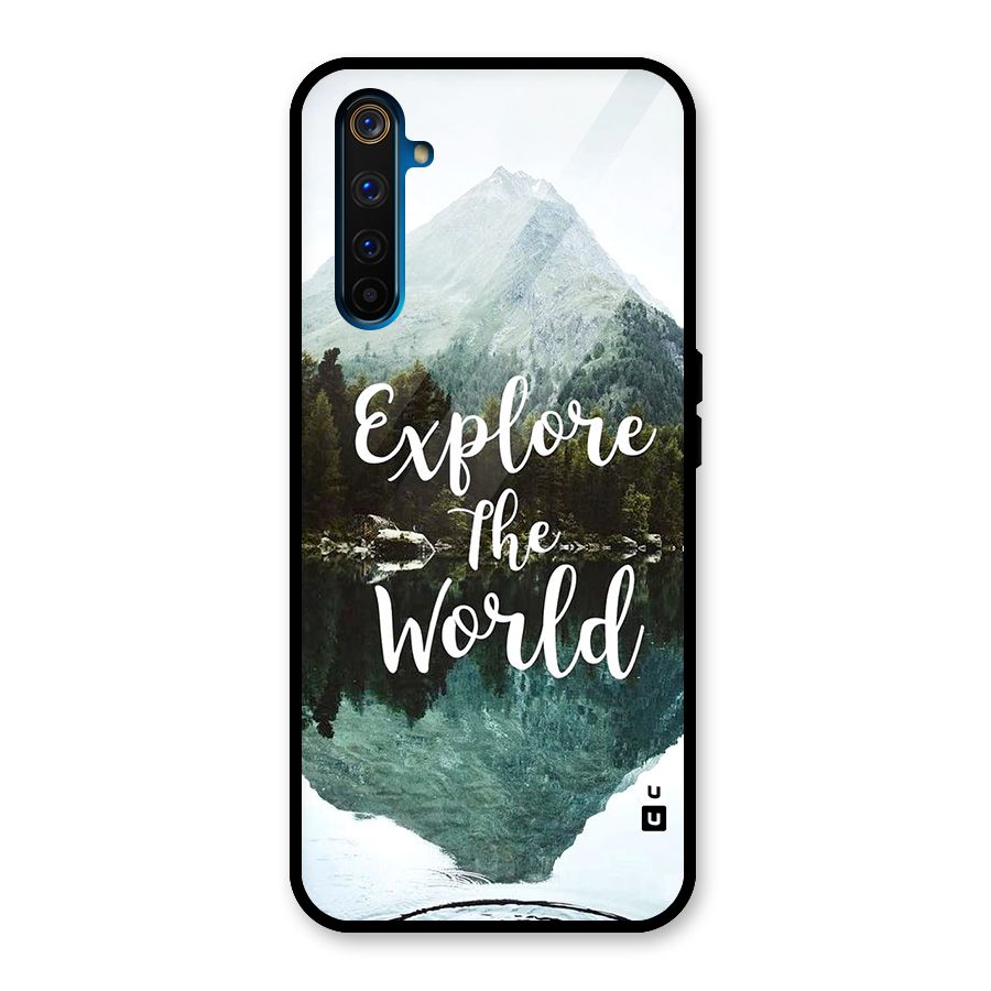 Explore The World Glass Back Case for Realme 6 Pro
