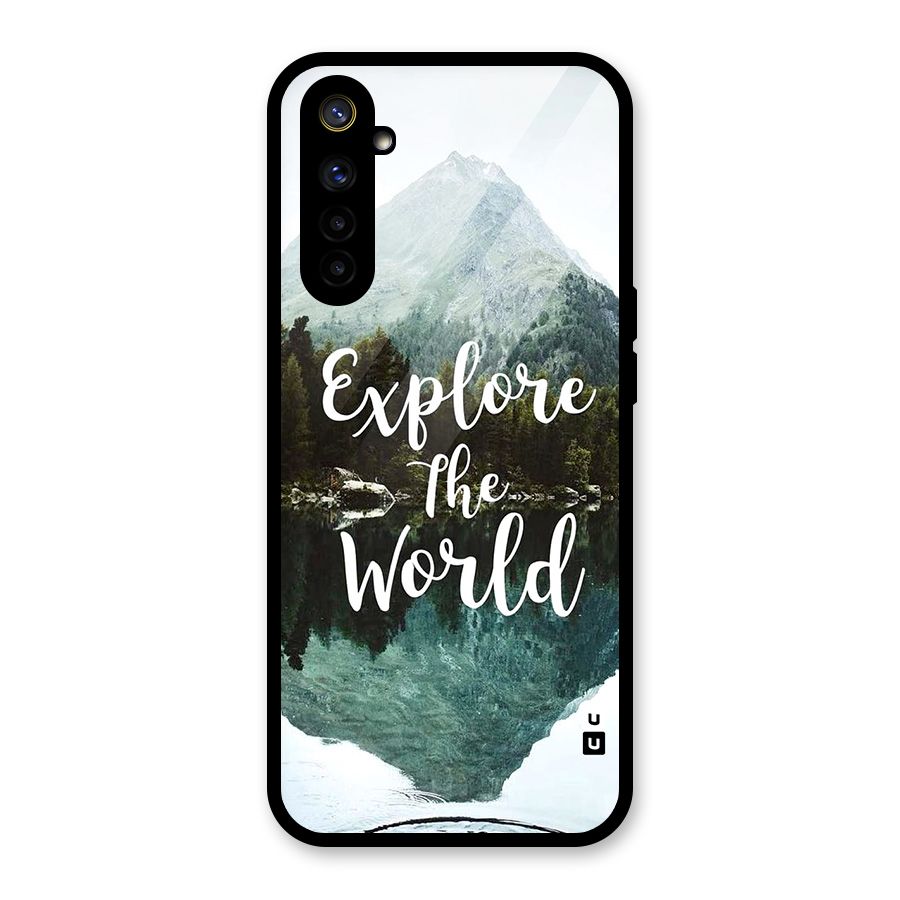 Explore The World Glass Back Case for Realme 6i