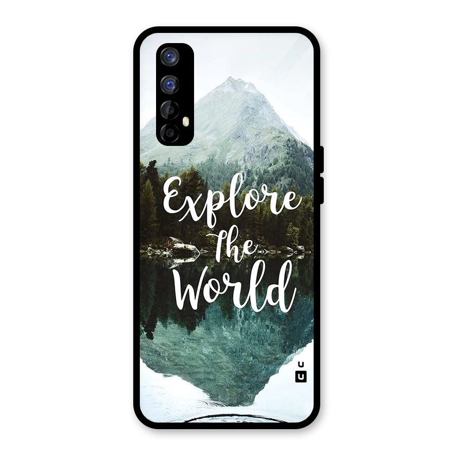 Explore The World Glass Back Case for Realme 7