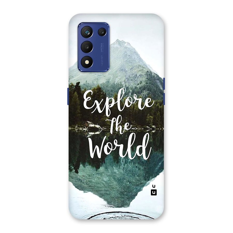 Explore The World Glass Back Case for Realme 9 5G Speed