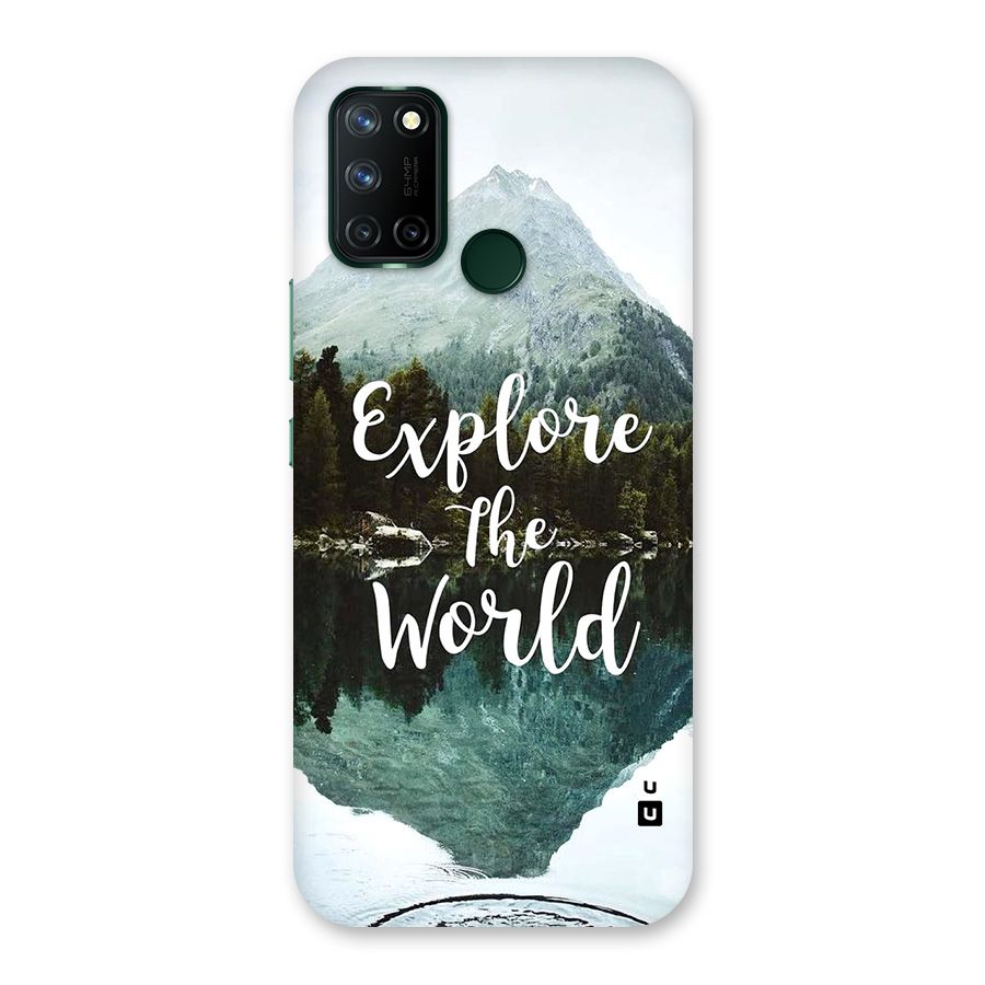 Explore The World Back Case for Realme C17