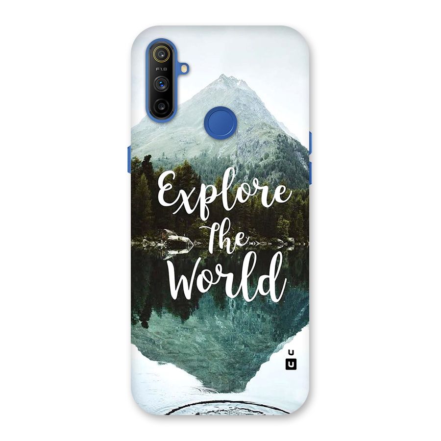 Explore The World Back Case for Realme Narzo 10A