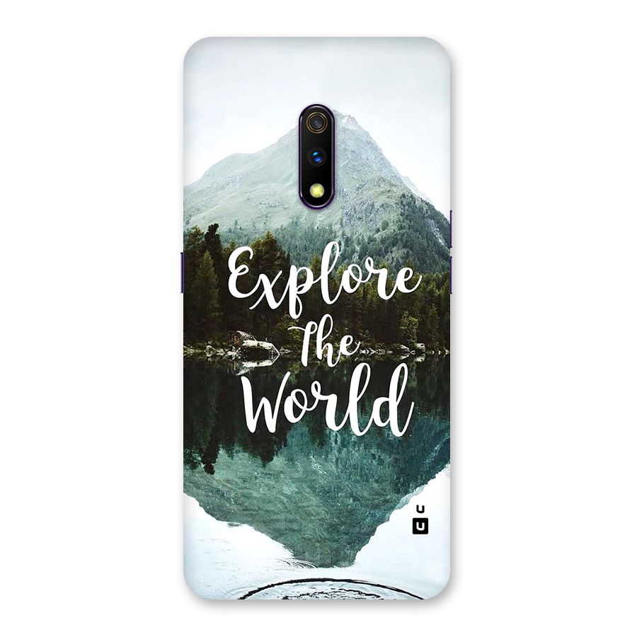Explore The World Back Case for Realme X