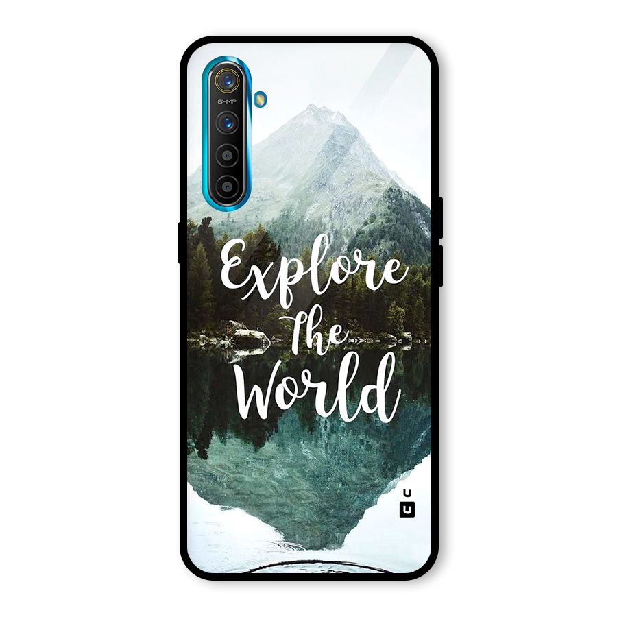 Explore The World Glass Back Case for Realme X2