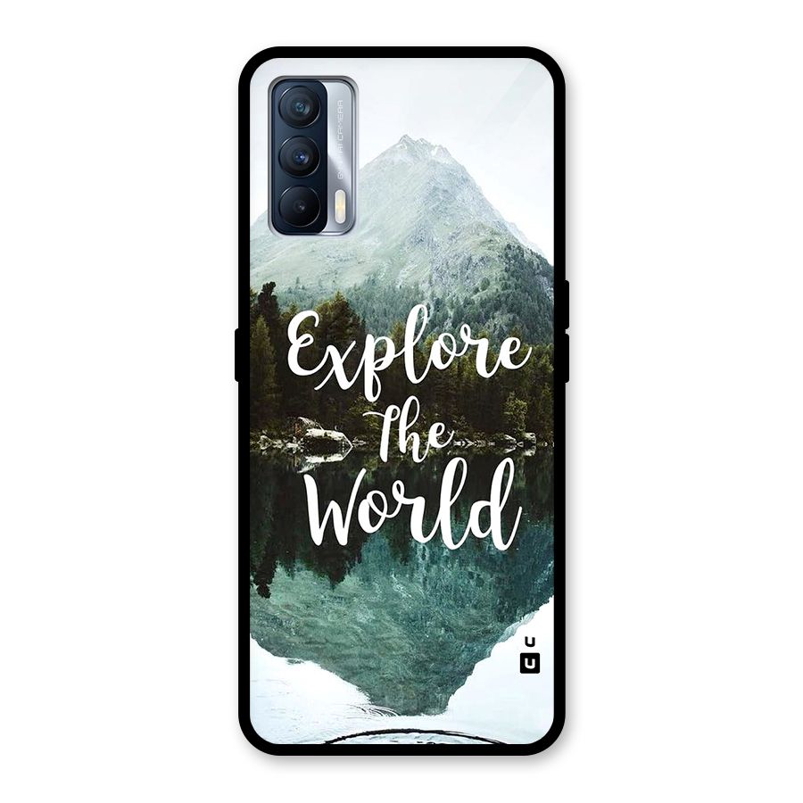 Explore The World Glass Back Case for Realme X7