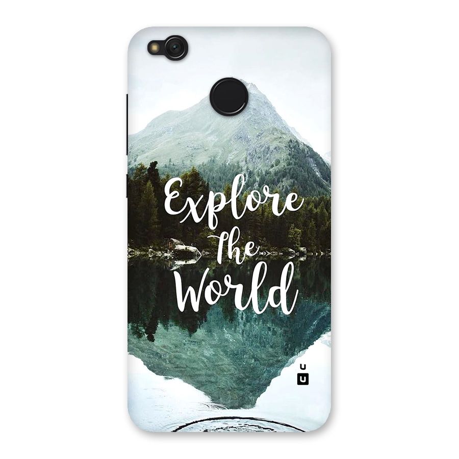 Explore The World Back Case for Redmi 4