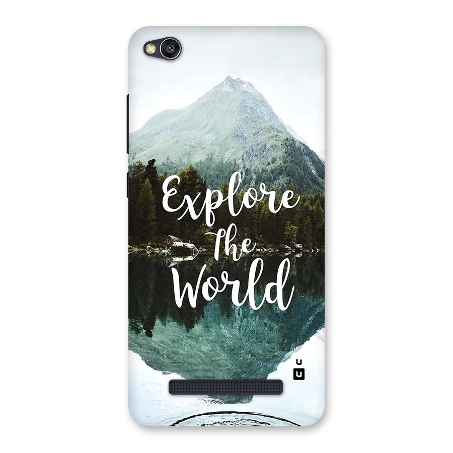 Explore The World Back Case for Redmi 4A
