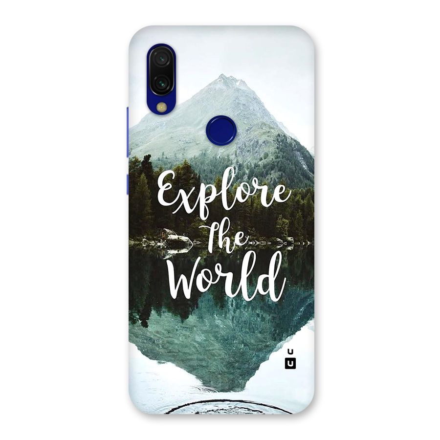 Explore The World Back Case for Redmi 7