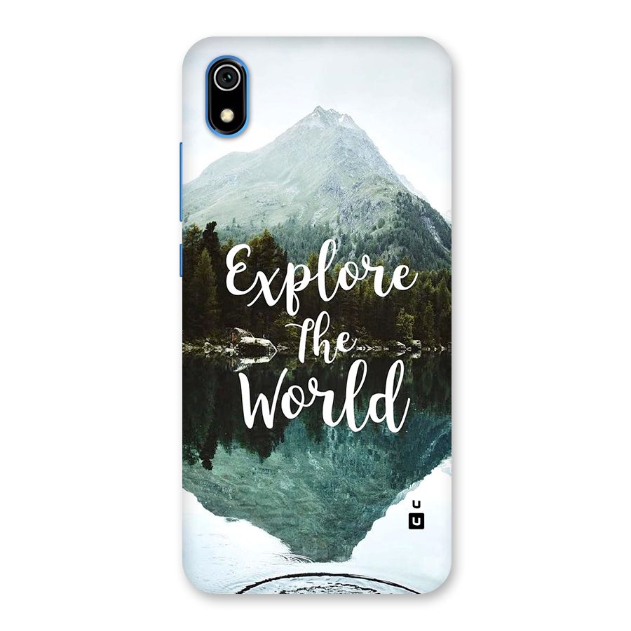 Explore The World Back Case for Redmi 7A