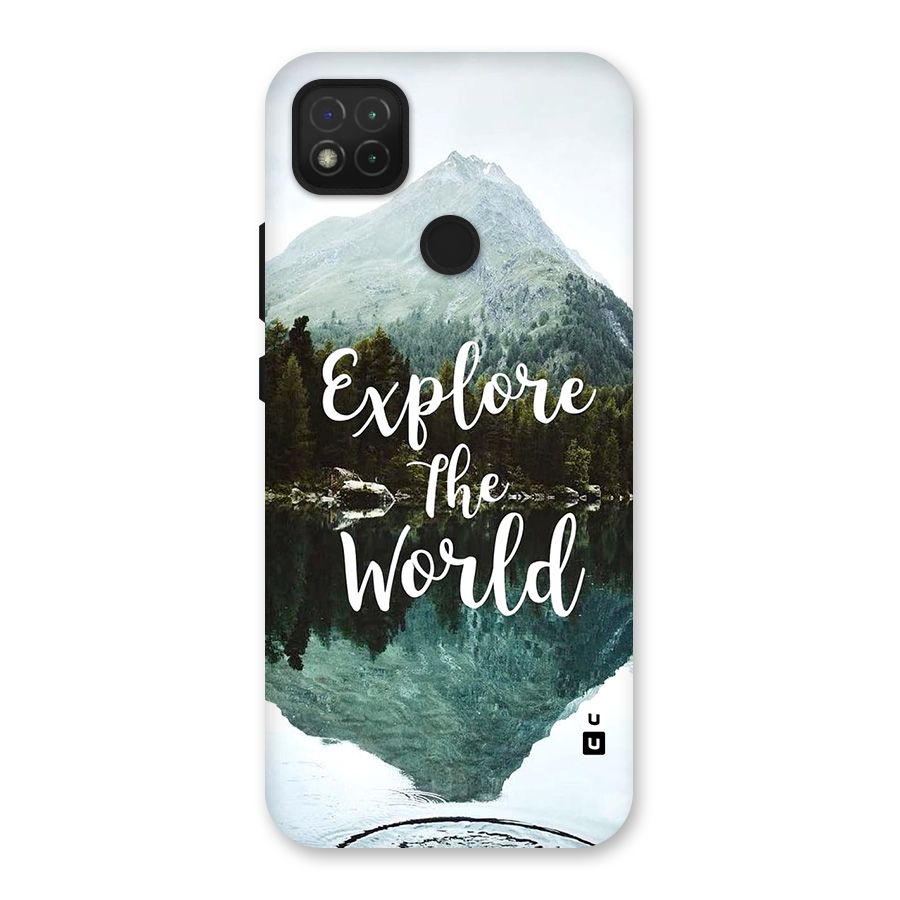 Explore The World Back Case for Redmi 9C