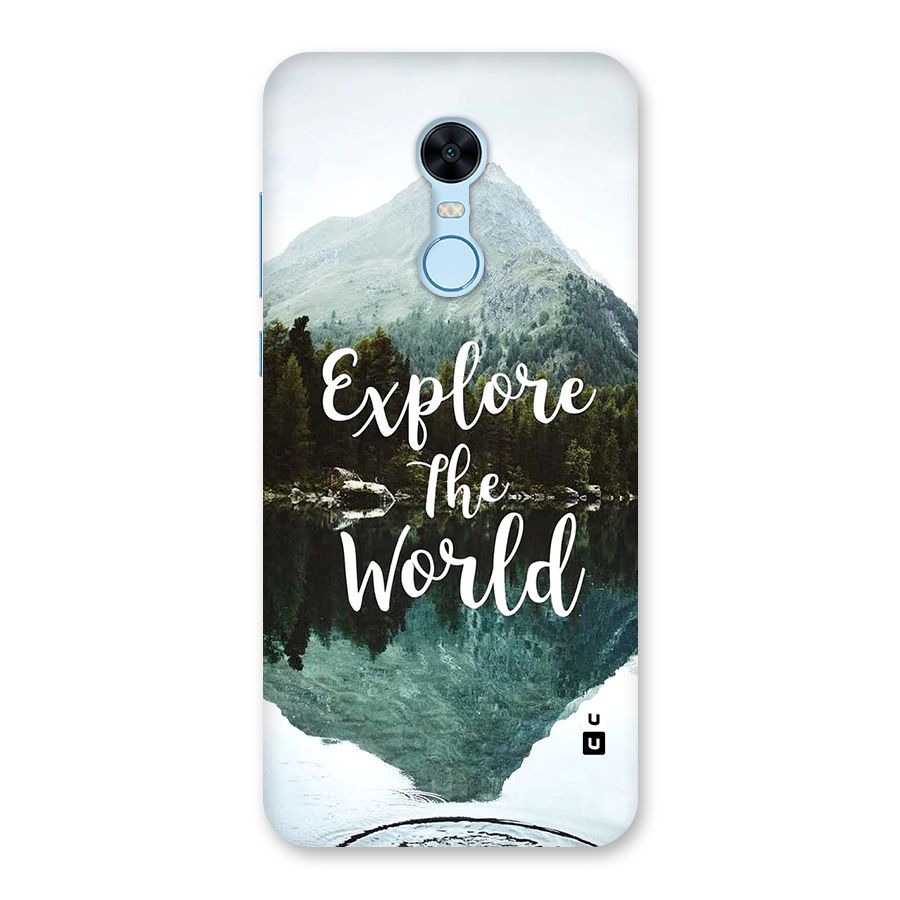 Explore The World Back Case for Redmi Note 5