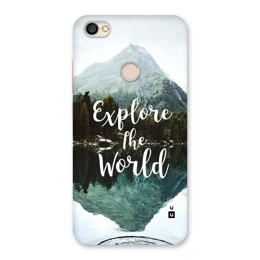 Explore The World Back Case for Redmi Y1 2017