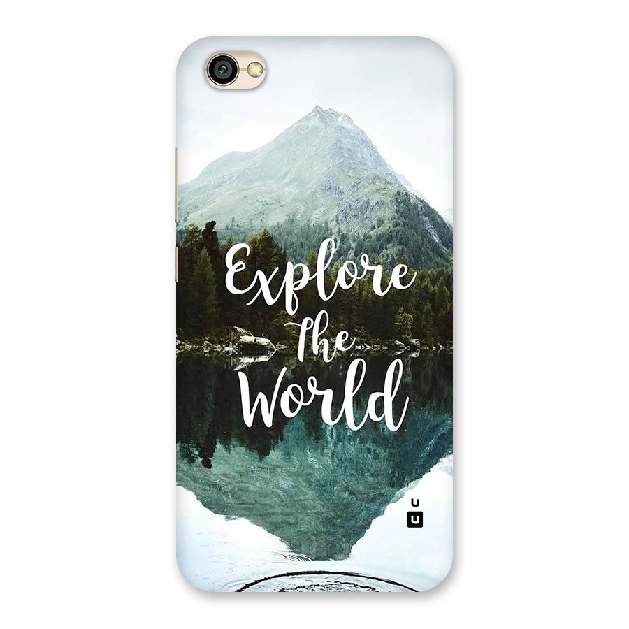 Explore The World Back Case for Redmi Y1 Lite