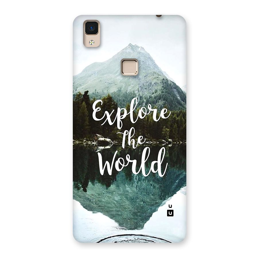 Explore The World Back Case for V3 Max