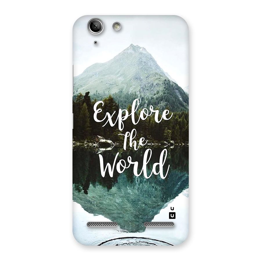 Explore The World Back Case for Vibe K5