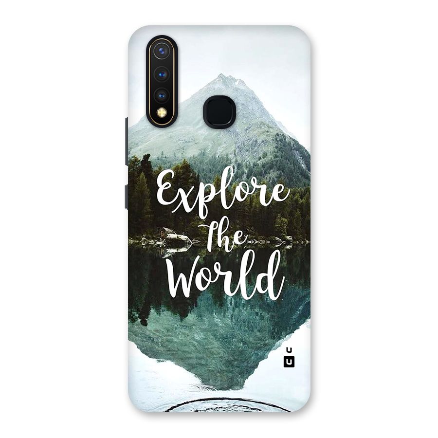 Explore The World Back Case for Vivo U20