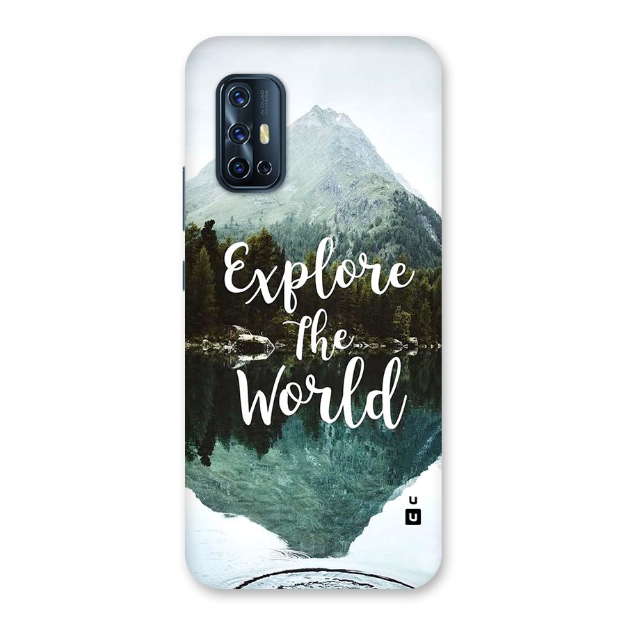 Explore The World Back Case for Vivo V17