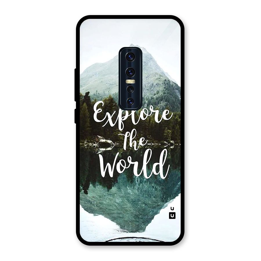 Explore The World Glass Back Case for Vivo V17 Pro