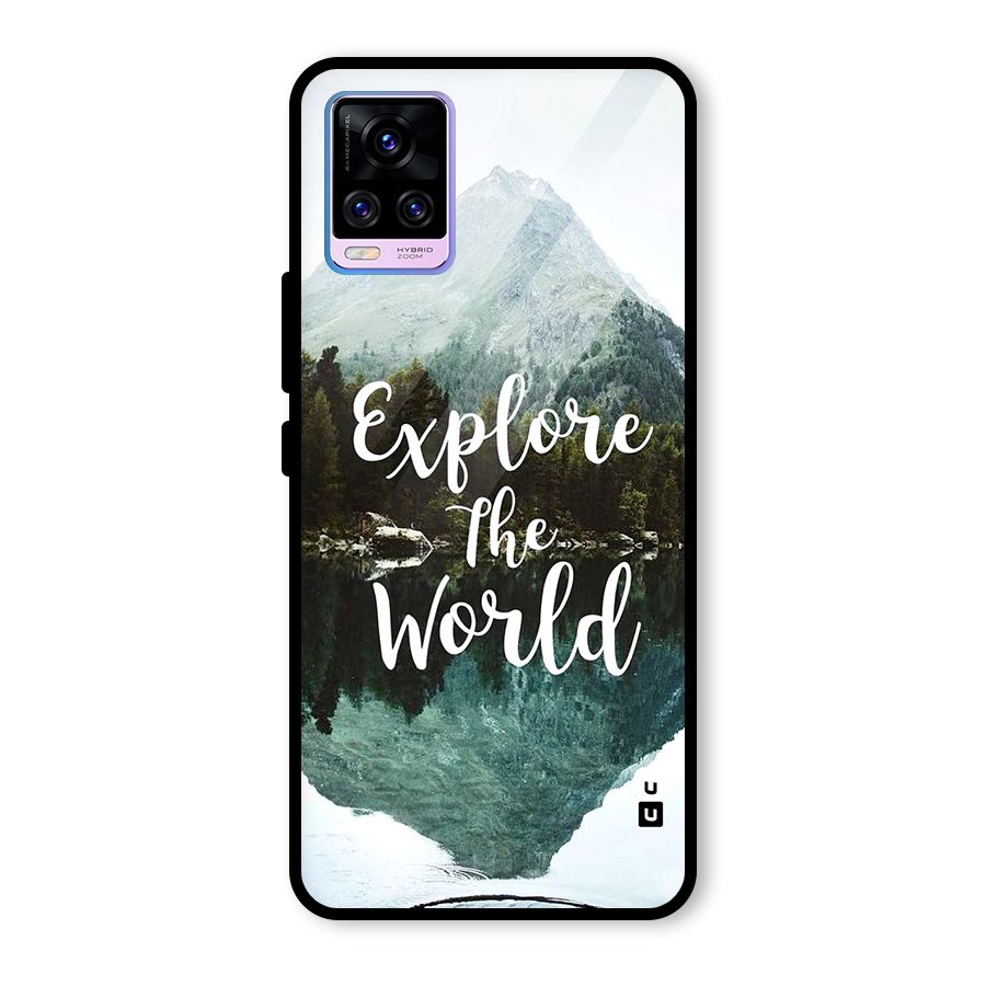 Explore The World Glass Back Case for Vivo V20 Pro