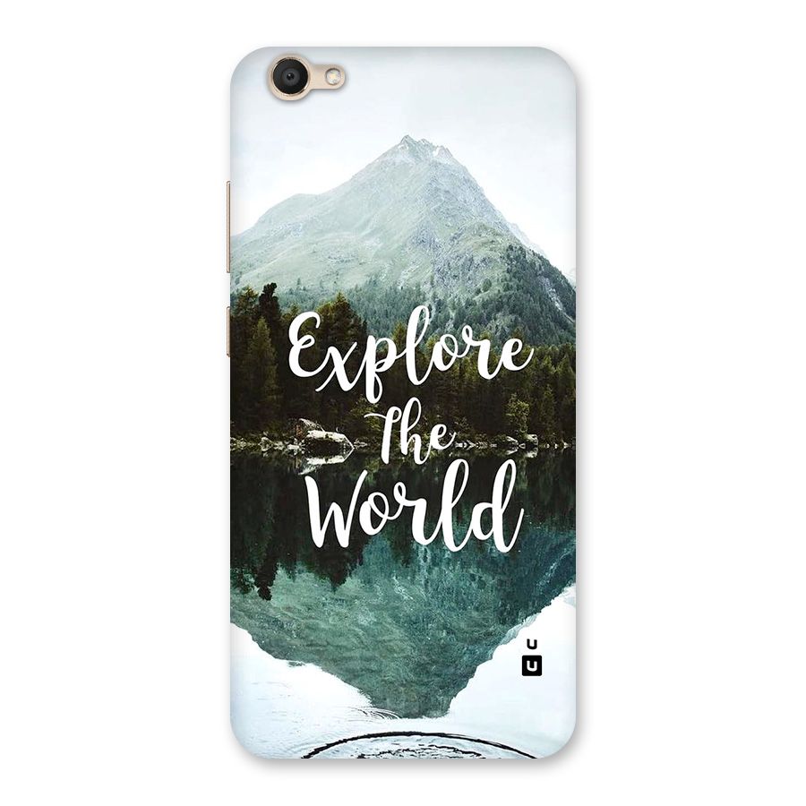Explore The World Back Case for Vivo V5