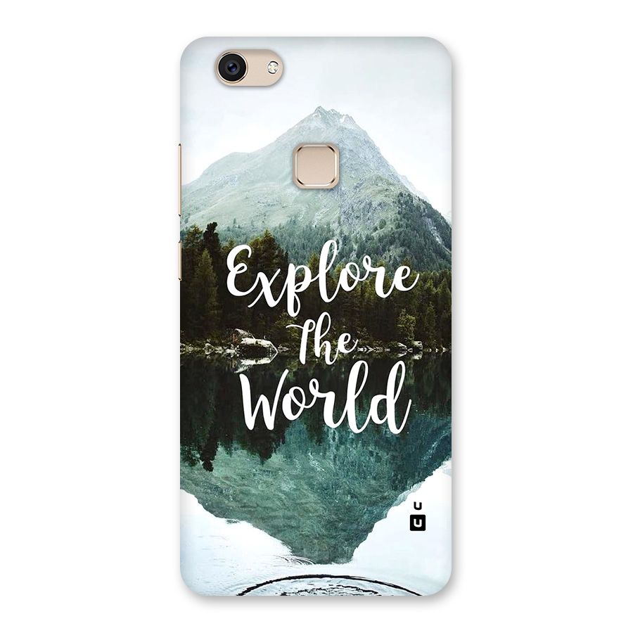 Explore The World Back Case for Vivo V7
