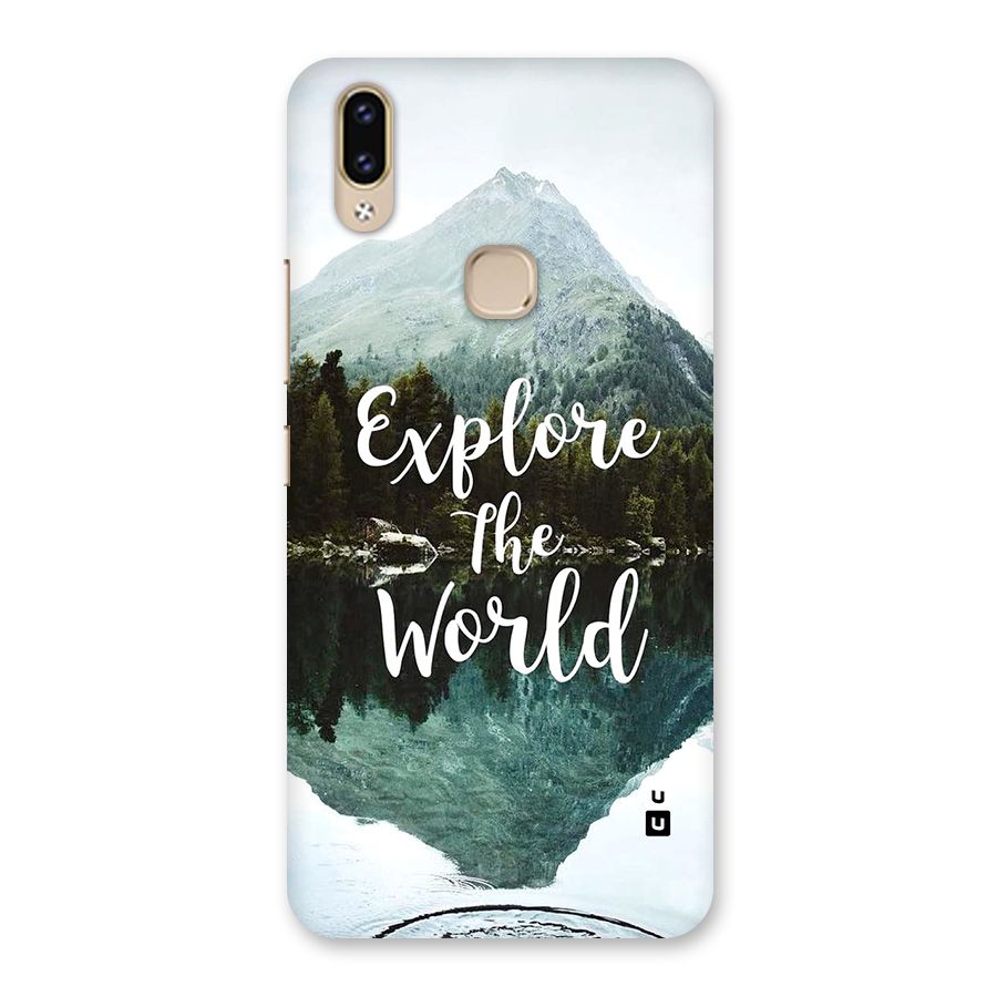 Explore The World Back Case for Vivo V9 Youth