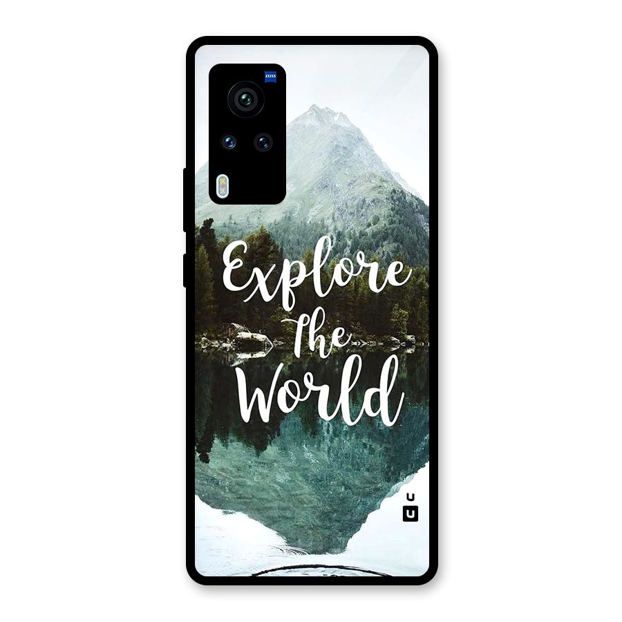 Explore The World Glass Back Case for Vivo X60 Pro