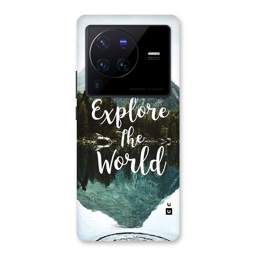 Explore The World Back Case for Vivo X80 Pro