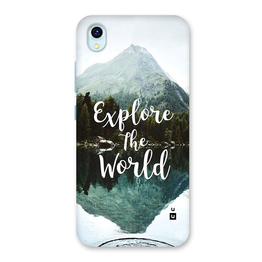 Explore The World Back Case for Vivo Y1s