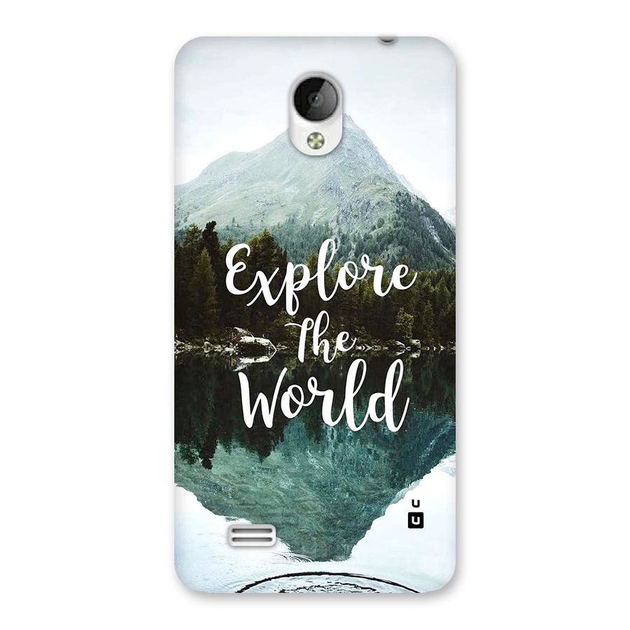 Explore The World Back Case for Vivo Y21
