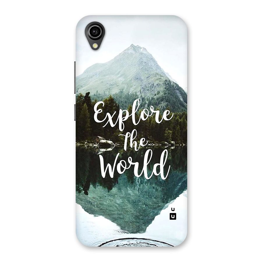 Explore The World Back Case for Vivo Y90