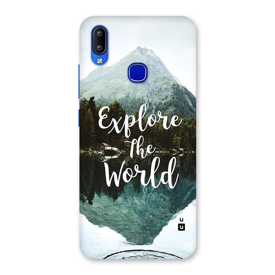 Explore The World Back Case for Vivo Y91