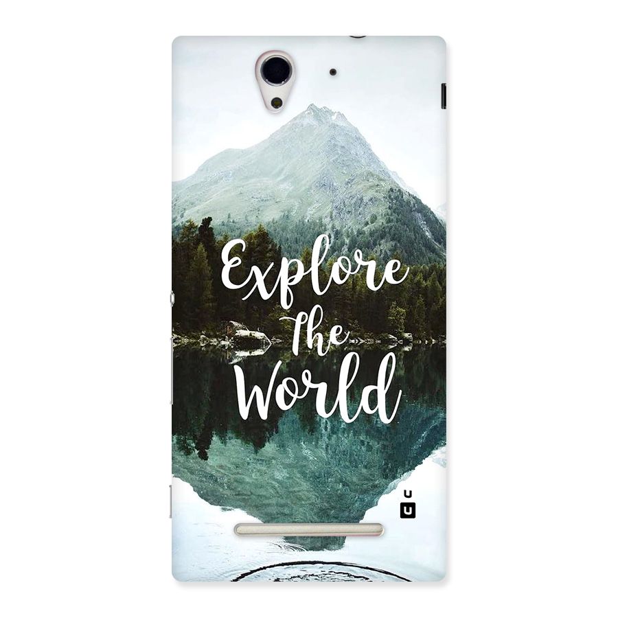 Explore The World Back Case for Xperia C3