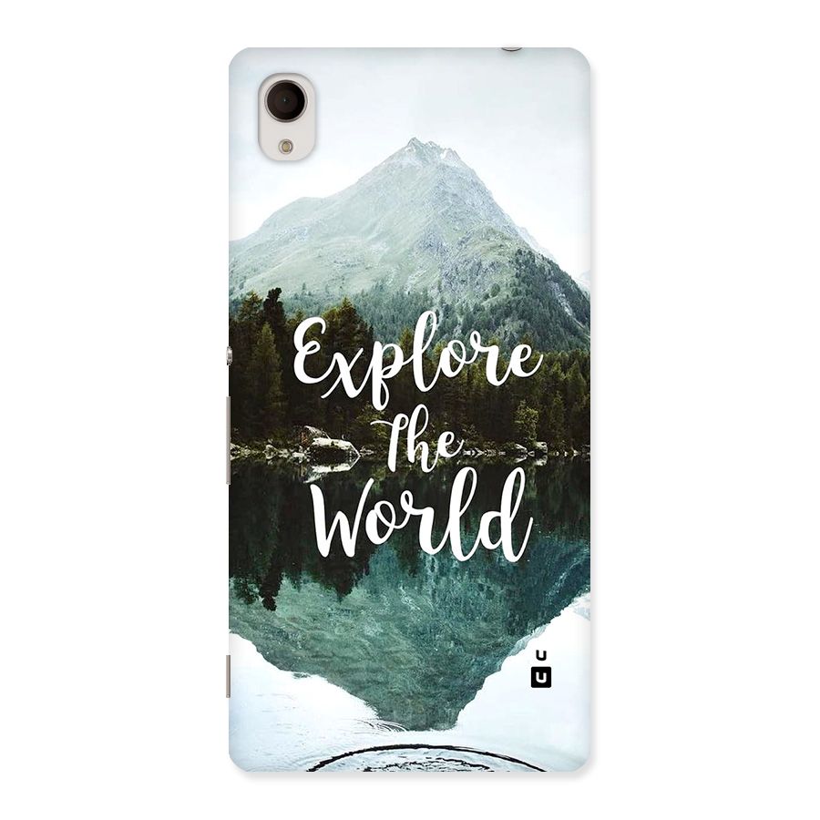 Explore The World Back Case for Xperia M4