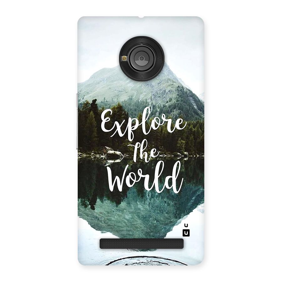 Explore The World Back Case for Yunique
