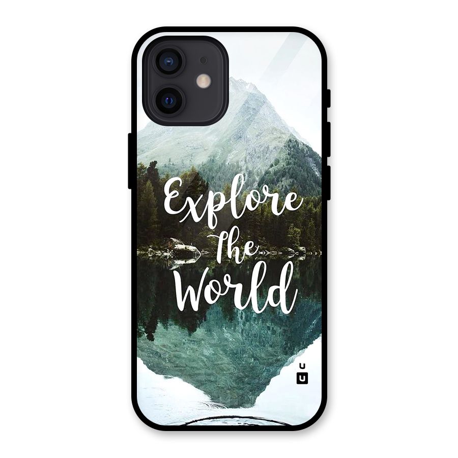 Explore The World Glass Back Case for iPhone 12