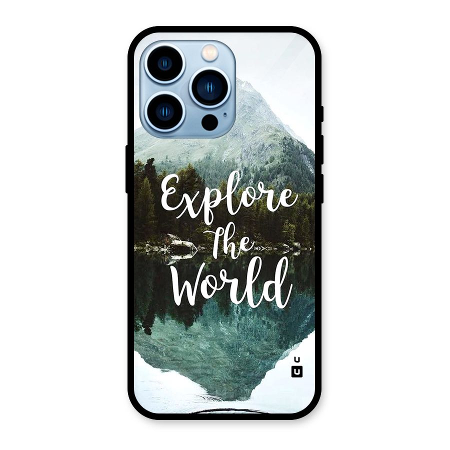 Explore The World Glass Back Case for iPhone 13 Pro