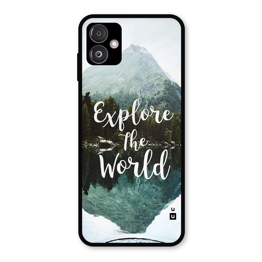Explore The World Metal Back Case for Galaxy F14