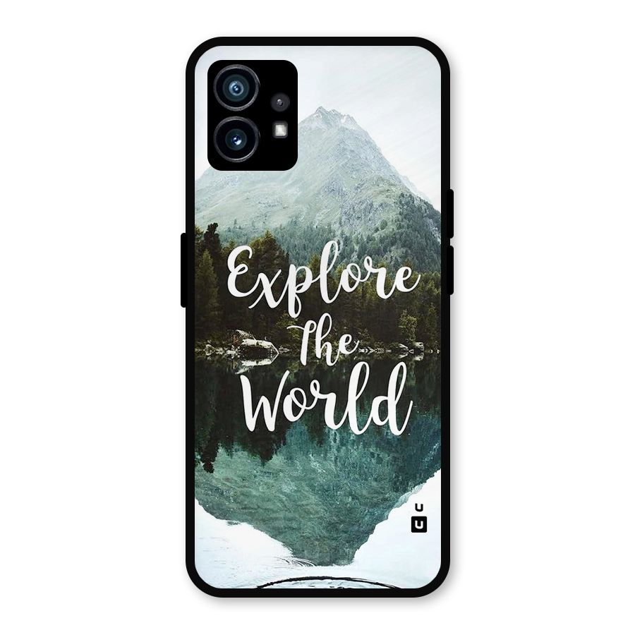 Explore The World Metal Back Case for Nothing Phone 1