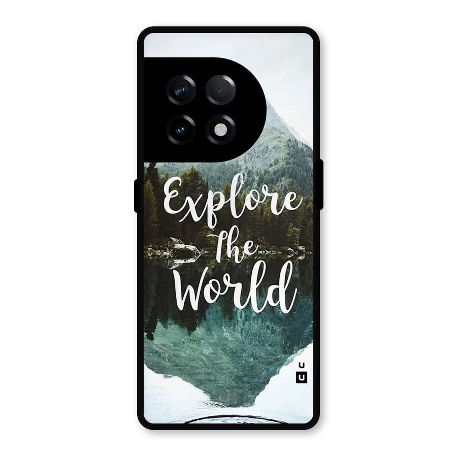 Explore The World Metal Back Case for OnePlus 11R