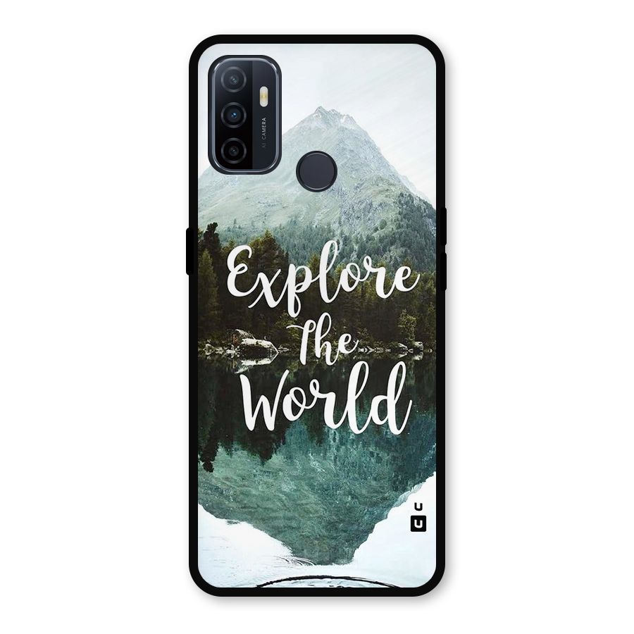 Explore The World Metal Back Case for Oppo A53