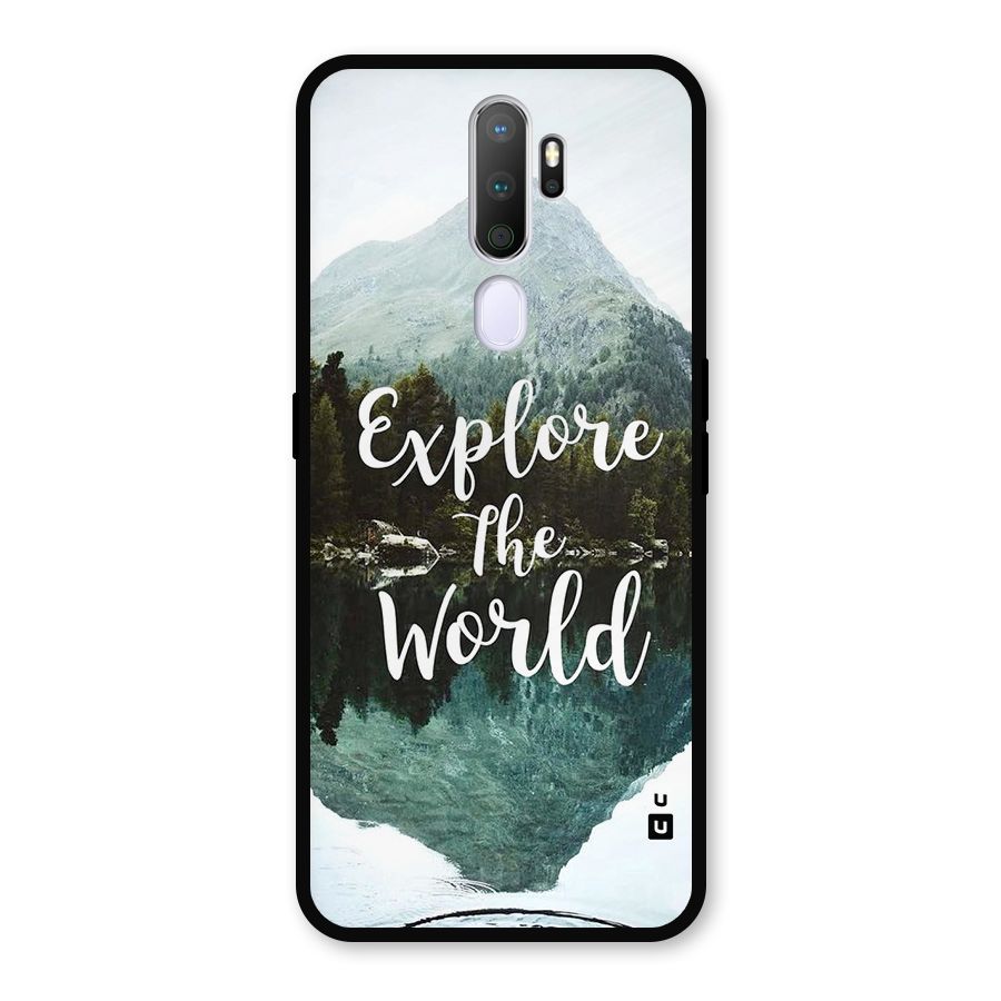 Explore The World Metal Back Case for Oppo A5 (2020)