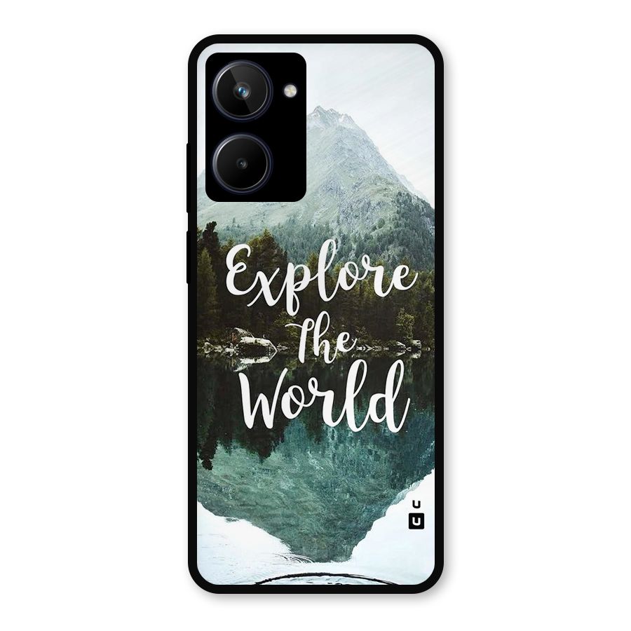 Explore The World Metal Back Case for Realme 10