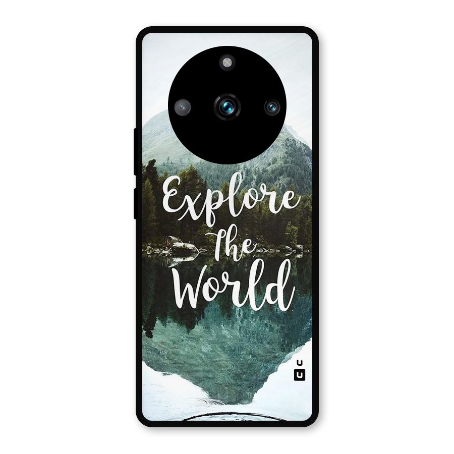 Explore The World Metal Back Case for Realme 11 Pro