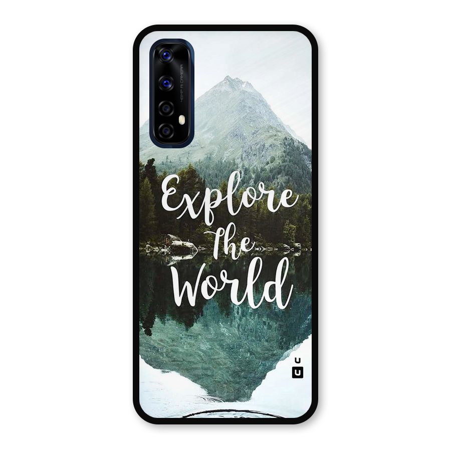 Explore The World Metal Back Case for Realme 7
