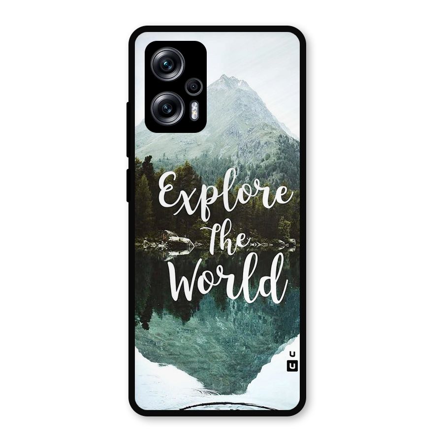 Explore The World Metal Back Case for Redmi K50i