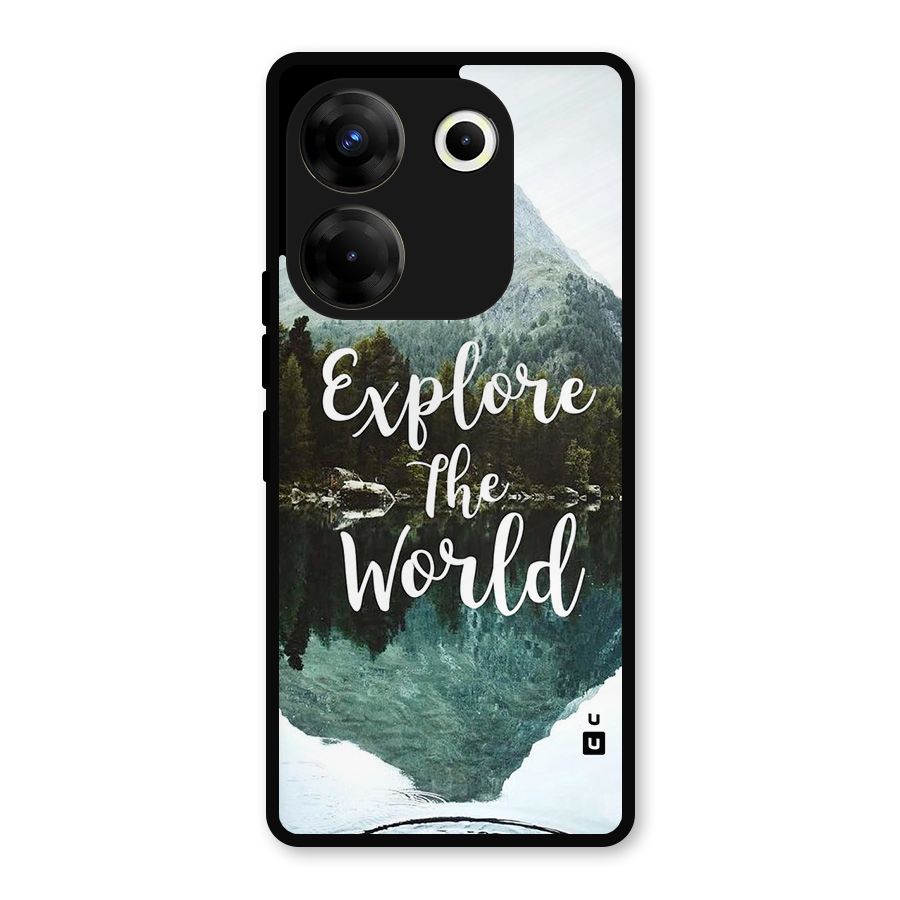 Explore The World Metal Back Case for Tecno Camon 20