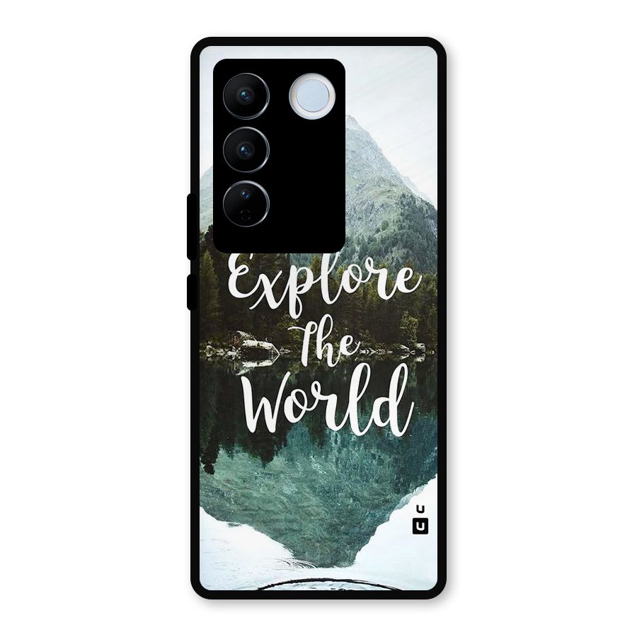 Explore The World Metal Back Case for Vivo V27